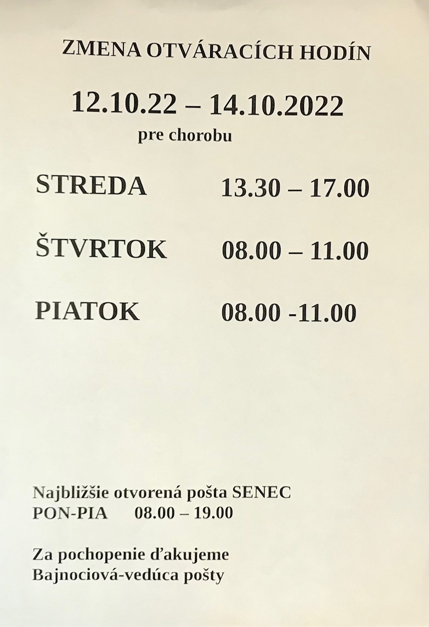 Zmena_otváracích_hodín_-_pošta_12.10.2022